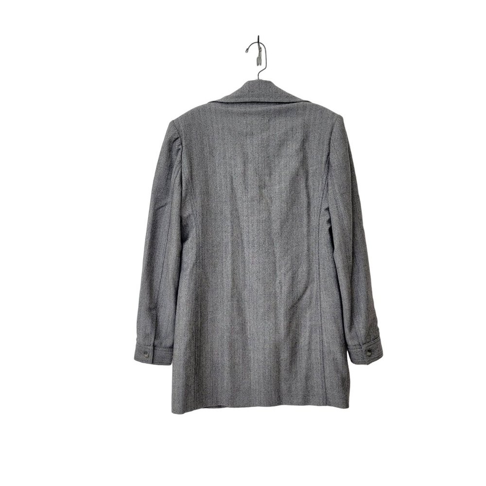 Vintage Oscar de la Renta Long Line Double Breasted Blazer Jacket - Picture 2 of 4